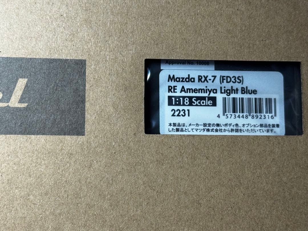 1/18 雨宮　ライトブルーミニカー