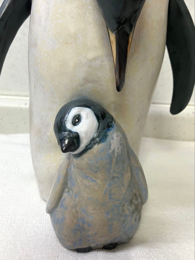 絶版 】LLADRO ペンギンの愛 親子 “ Penguin love ”