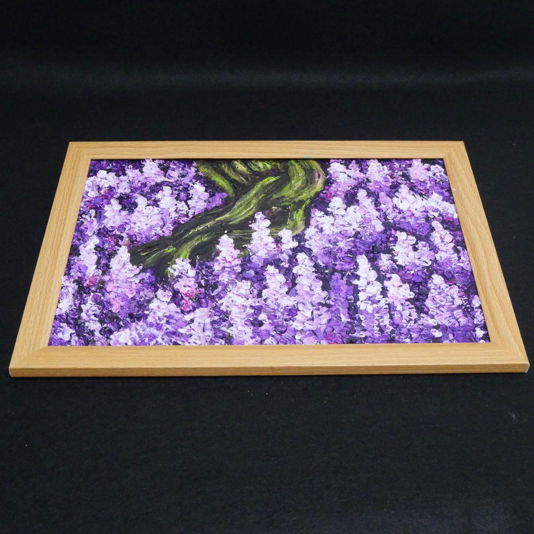 油絵 油彩 油彩画 絵 絵画【藤の花】