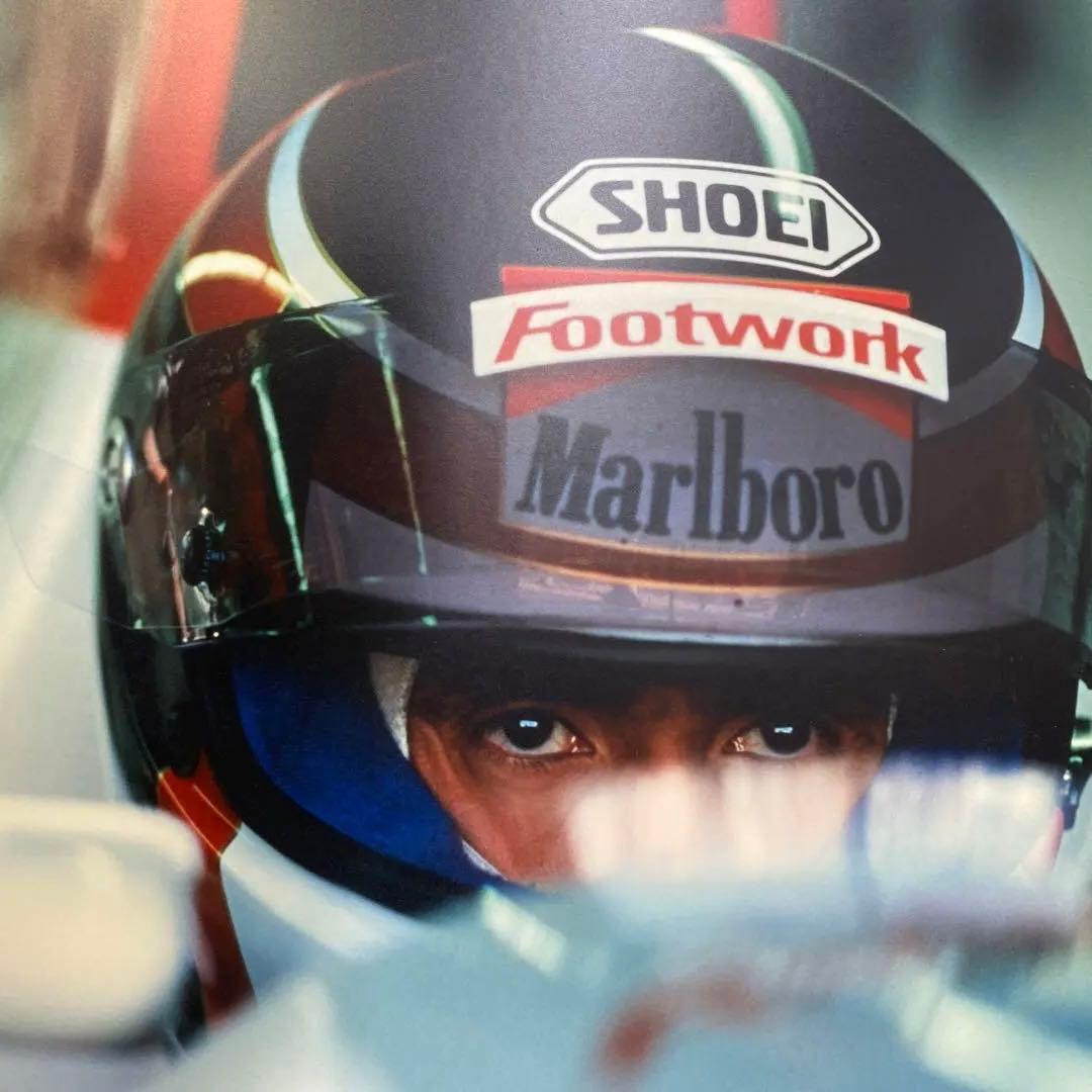 F1レーサー鈴木亜久里 直筆サイン入りパネル　無限ホンダ