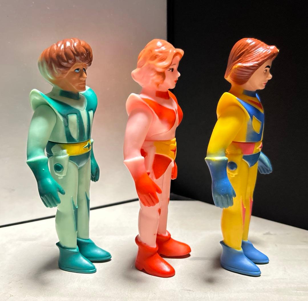 当時物 タツノコプロ 宇宙の騎士 テッカマン ソフビ セット 5体