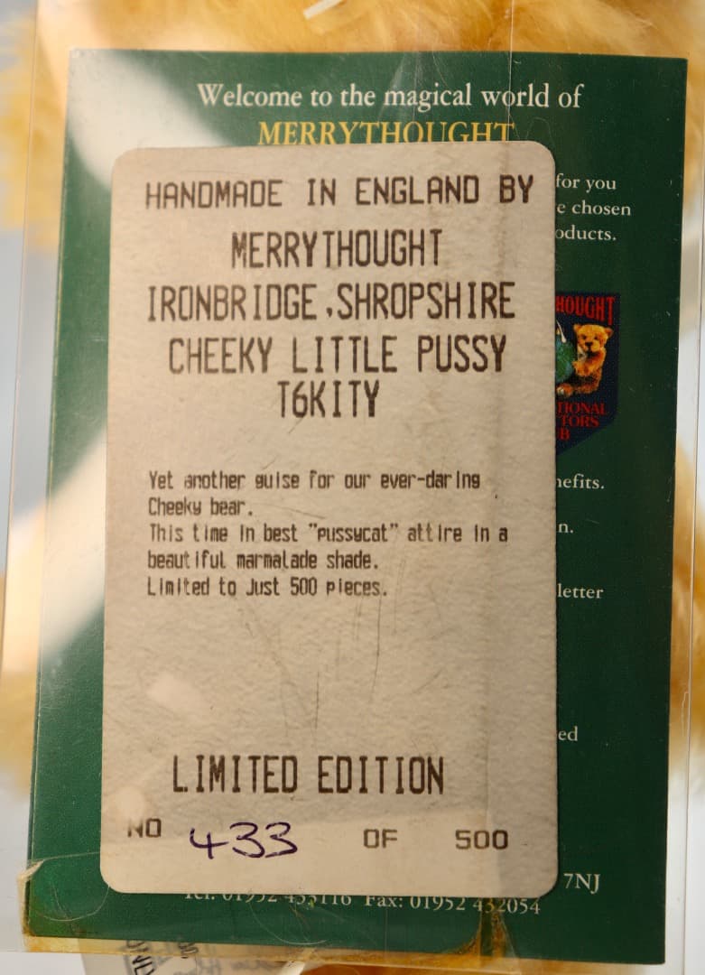 CHEEKY LITTLE PUSSY 15cm チーキー・リトル・プッシー