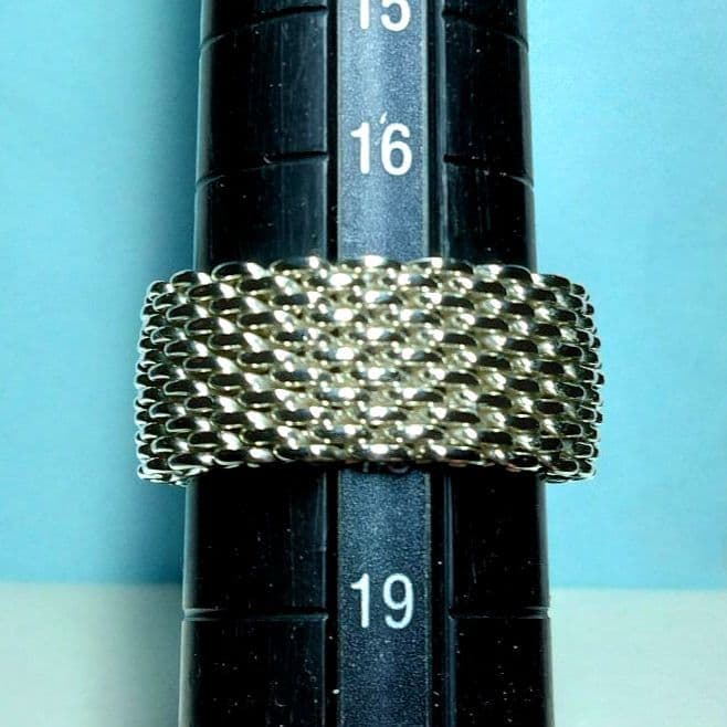 ティファニーサマセットリング 17号～18号　新品仕上げ　ほぼ無傷未使用に近い