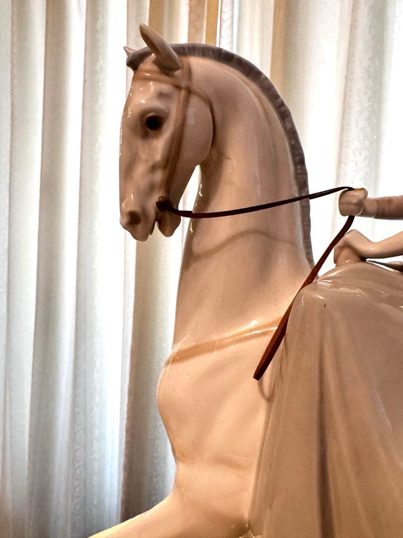 ヨシカネ様専用】LLADRO リヤドロ 馬に乗る女性 陶器