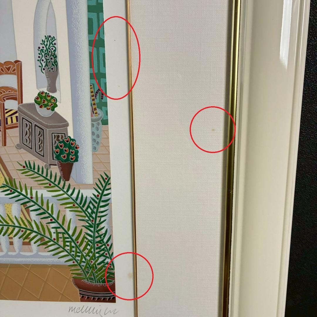 トーマス・マックナイト「ヴィラデルマーレ」シルクスクリーン 直筆