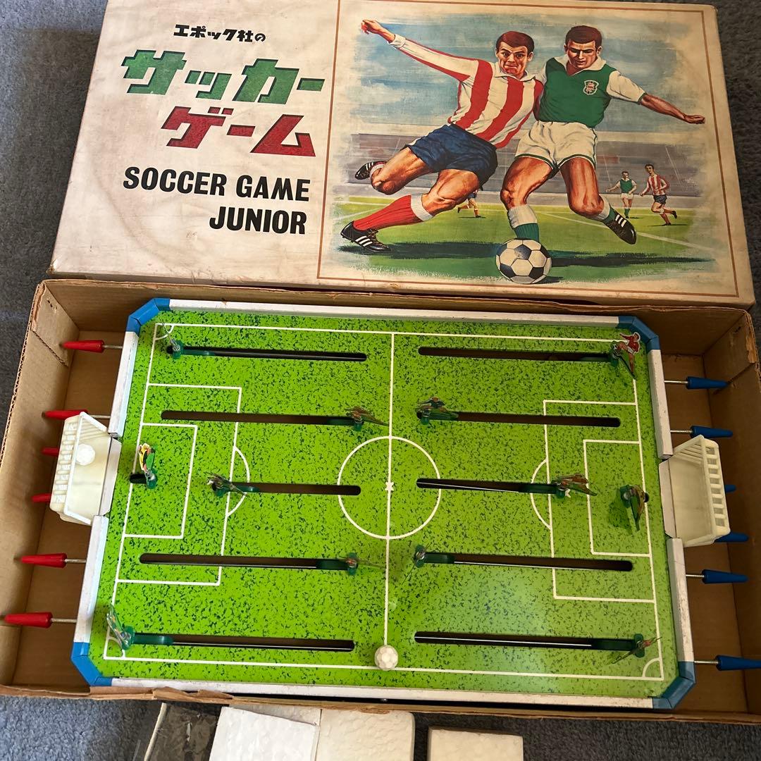 エポック社のサッカーゲーム レトロおもちゃ - メルカリ