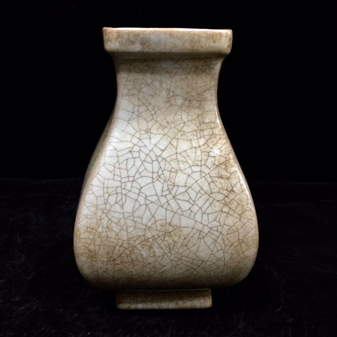 文房具 三足香爐 宋時代 汝窯 四方瓶 陶器 冰裂纹 貫入 収蔵品