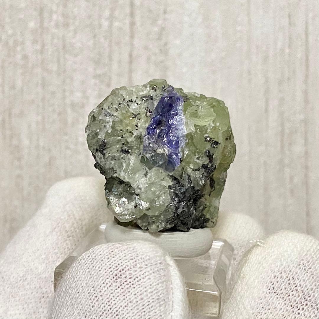 タンザナイト プレナイト 鉱物標本 原石 天然石 ストーン ゾイサイト