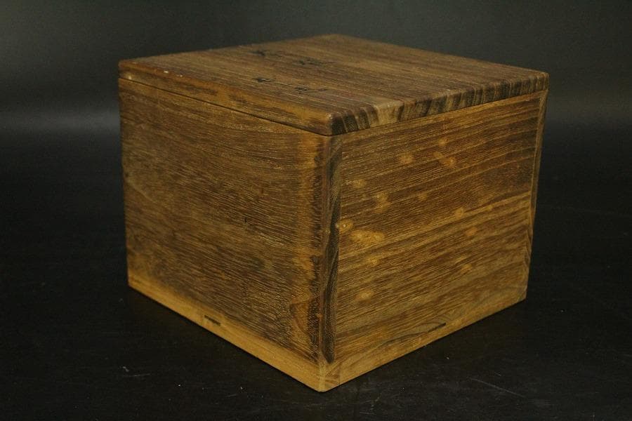 茶道具 伊奈長三造 筒茶碗 共箱 時代 美品(A514)