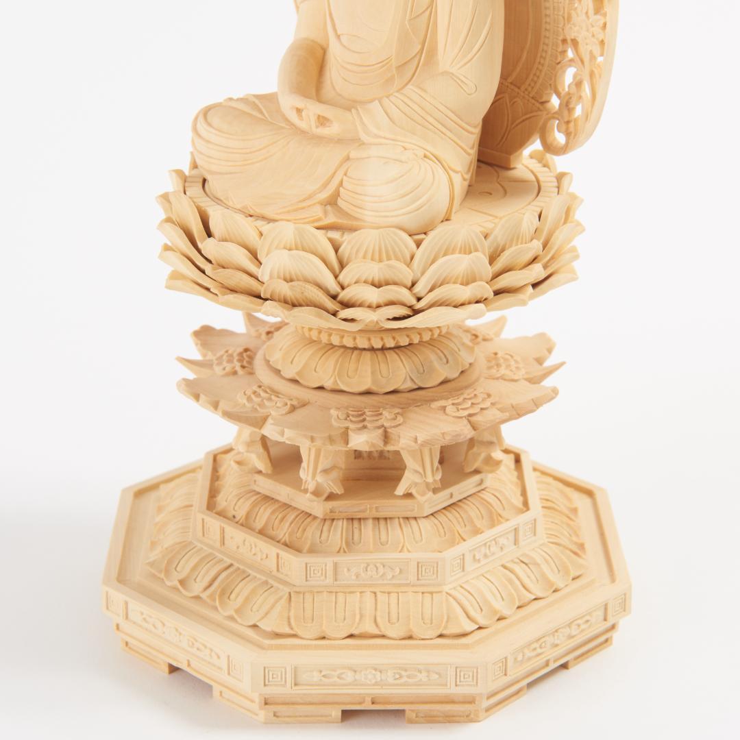 黄楊 2.5寸 阿弥陀如来 033