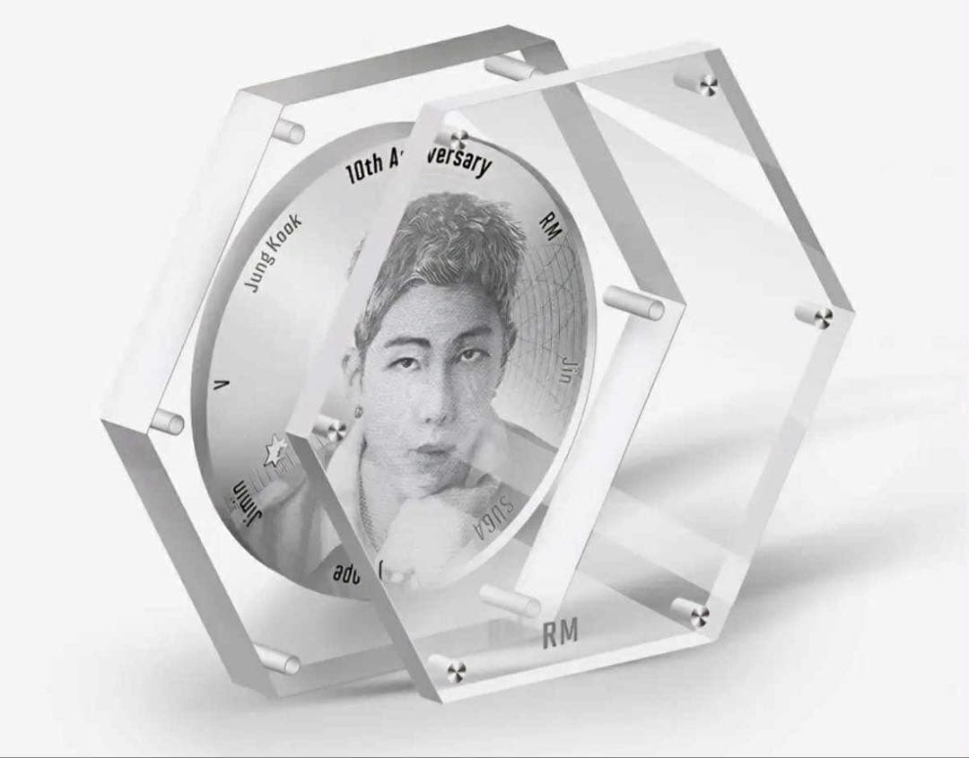 韓国 2023年 BTSデビュー10周年記念 第2弾 銀メダル ホソク 公式 韓国 2023