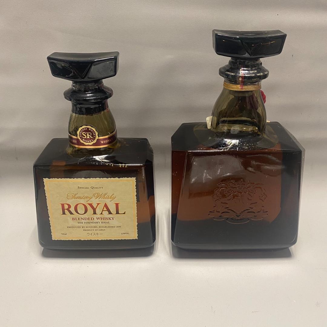240910J 2本 未開栓 サントリー ローヤルSR 1000ml/700ml