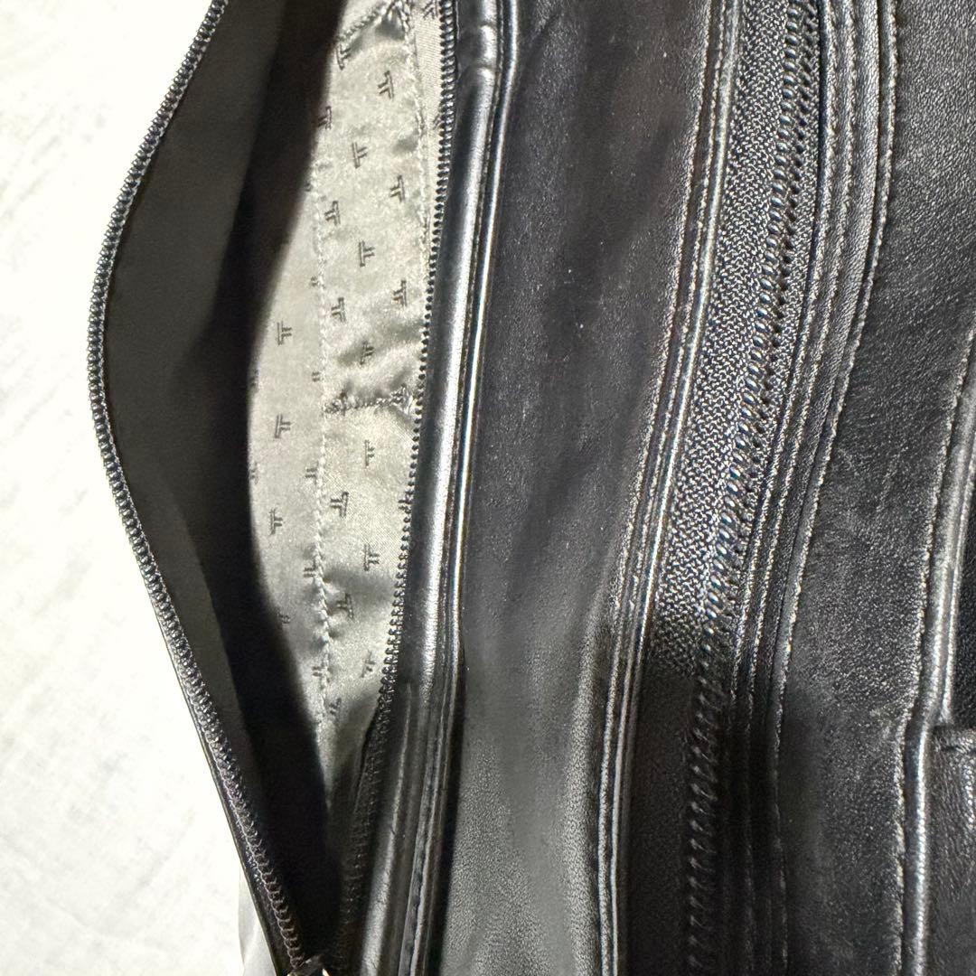 ◎良品　TUMI 96130D4 レザー ビジネスバッグ ブラック
