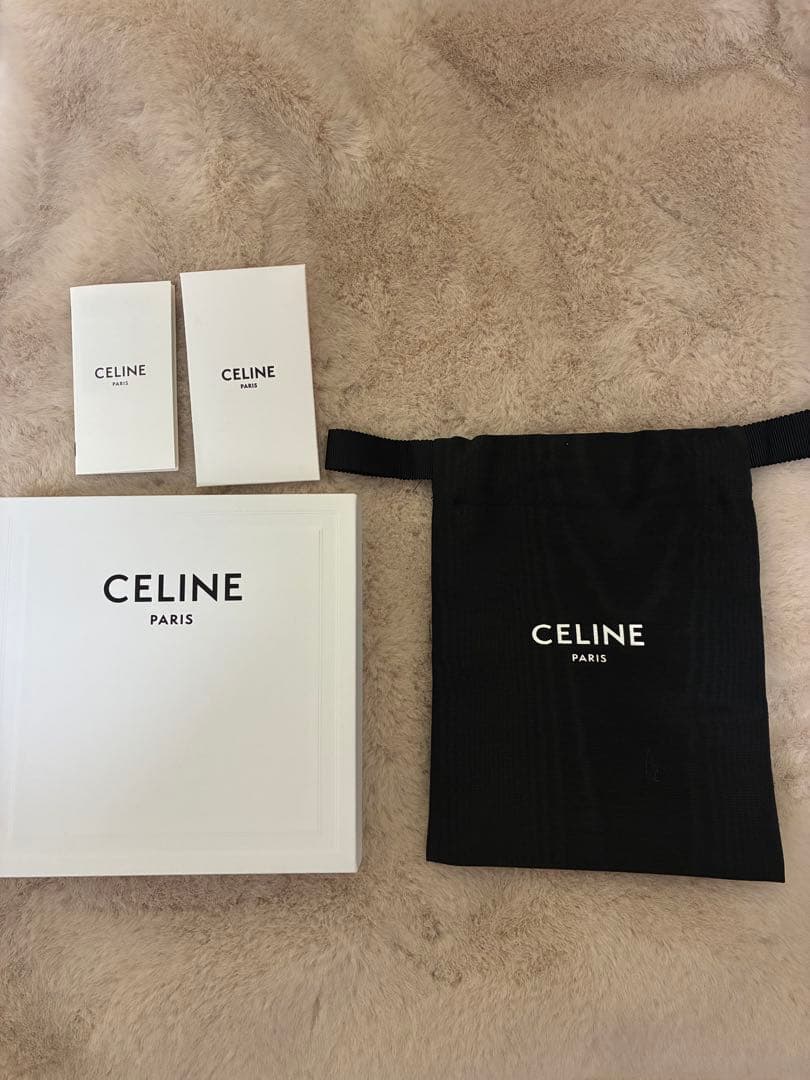 【美品 箱付き】CELINE パース キュイル トリオンフ