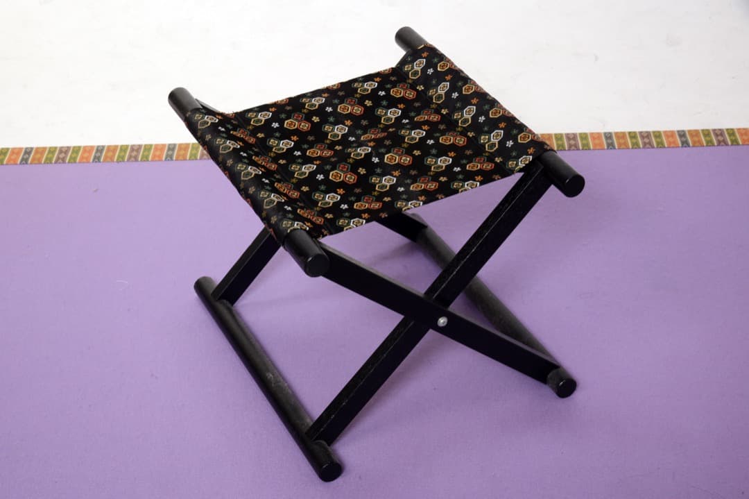 胡床 縁台 床几 武将用 神具 神社 仏閣 和風 折りたたみ イス 椅子