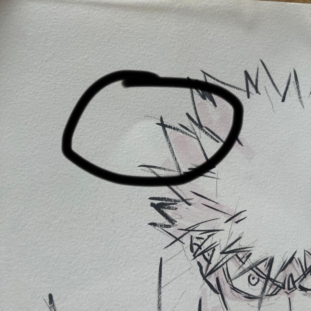 馬越嘉彦 直筆イラスト 爆豪＆切島　僕のヒーローアカデミア2018年イベント入手