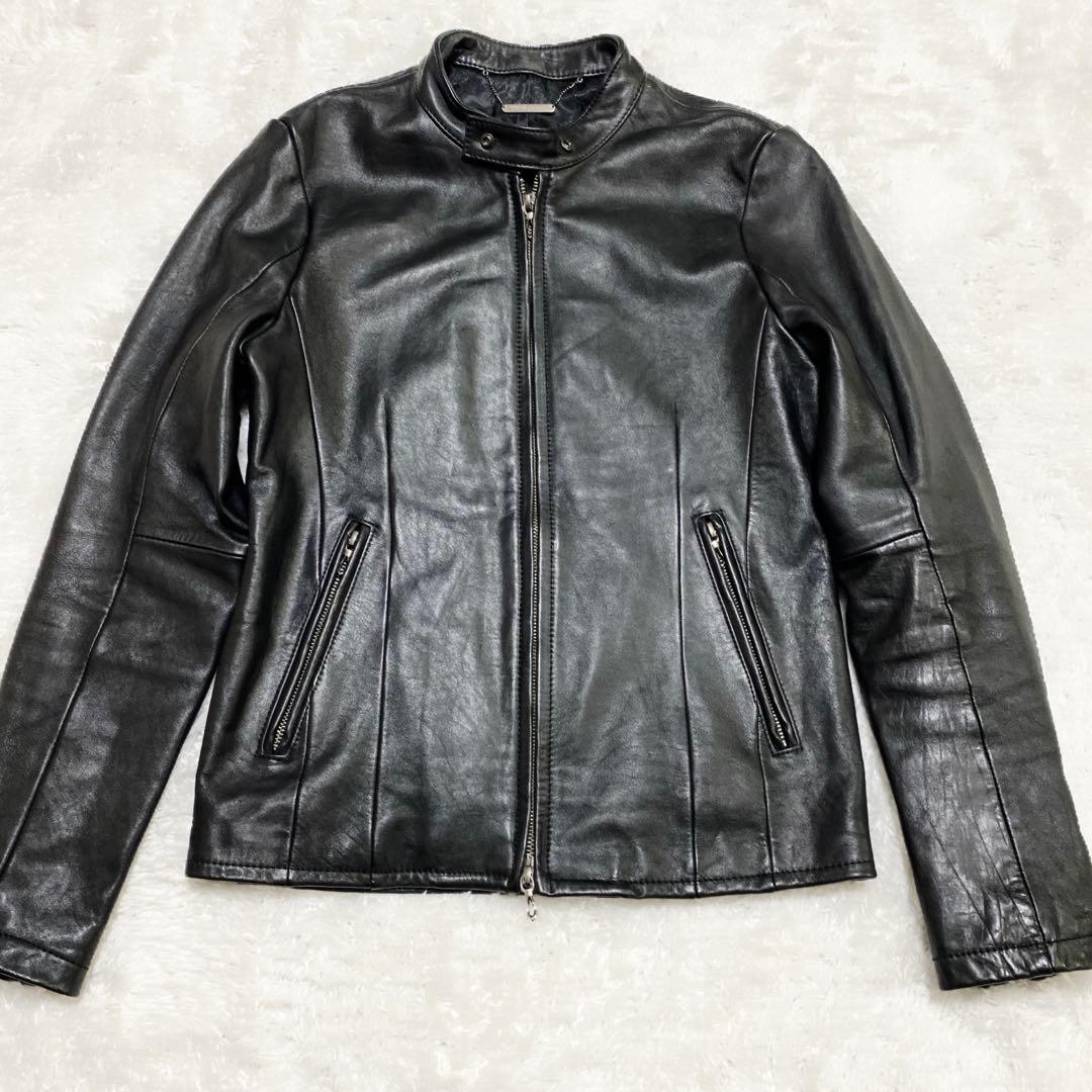 ゴスタールジフーガ 馬革 レザー シングルライダースジャケット y2k