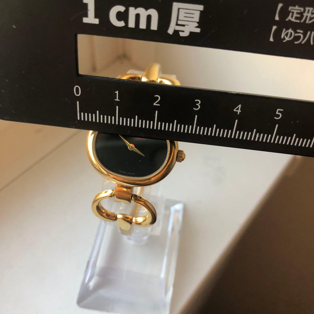 GUCCI 1600 電池新品 ゴールド 腕時計 チェーンリンクデザイン