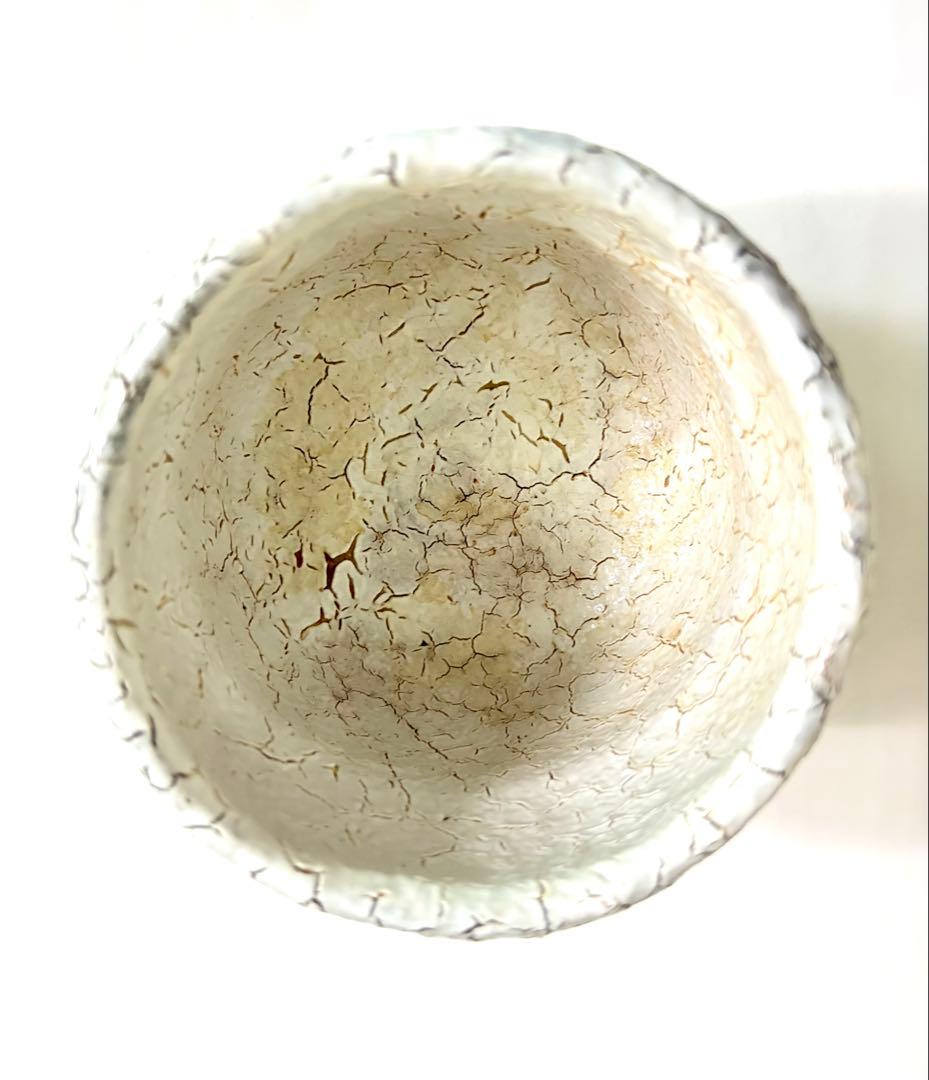 茶道具 萩筒茶碗 白色茶碗