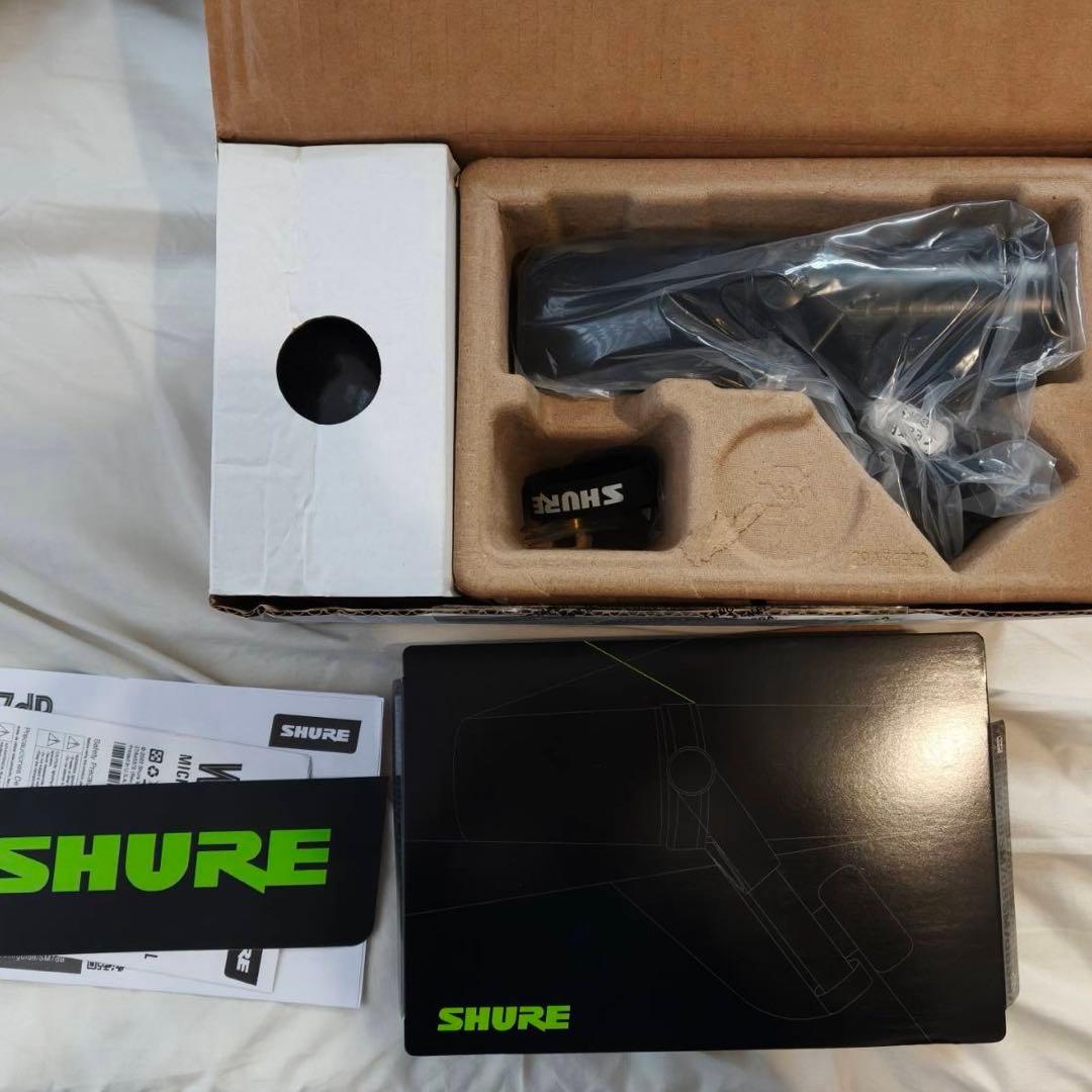 中身確認済み　SHURE SM7dB アクティブダイナミックマイク