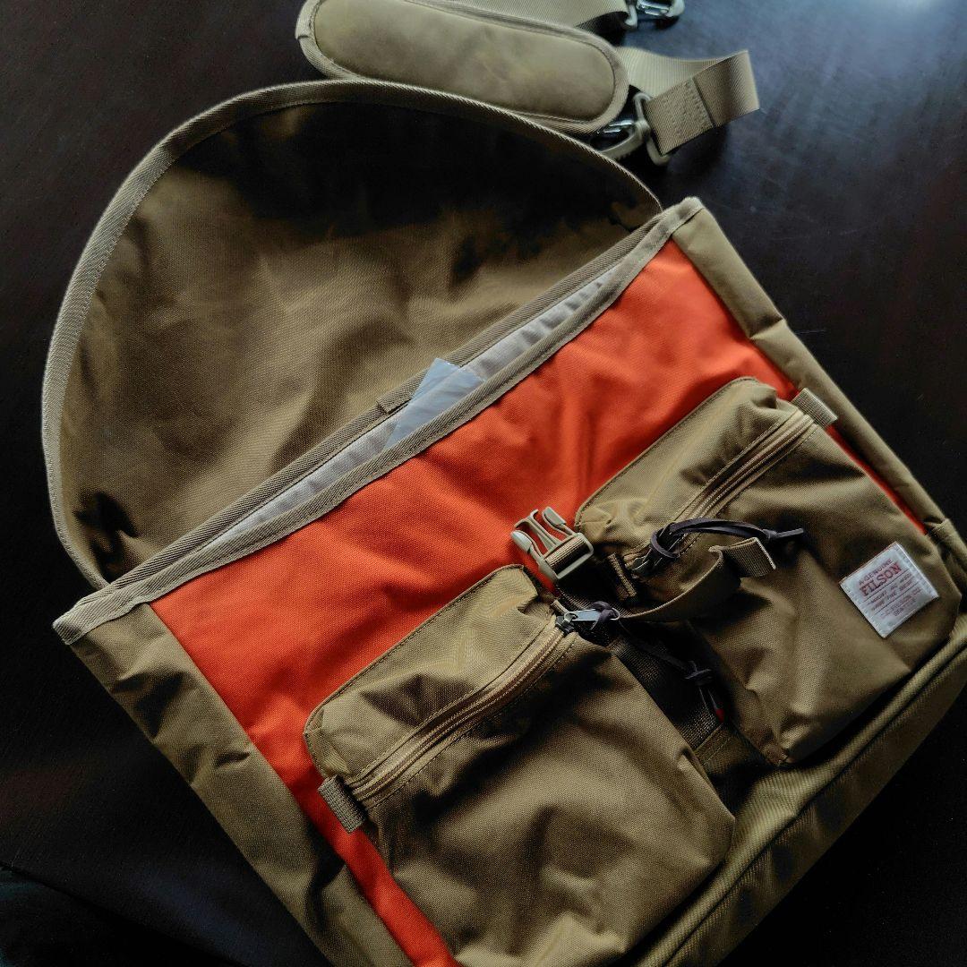 新品 FILSON Surveyor Messenger Bag 高級ポーチ付