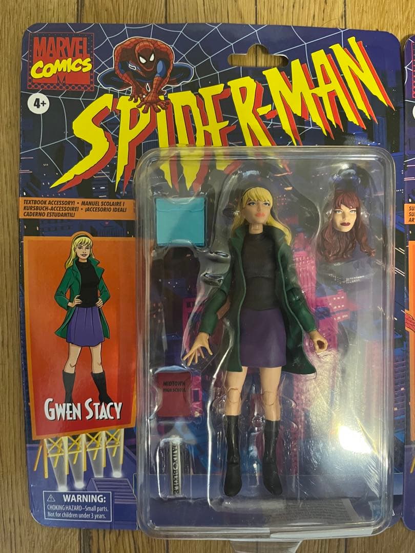 マーベルレジェンド レトロ スパイダーマン ピーターパーカーグウェン