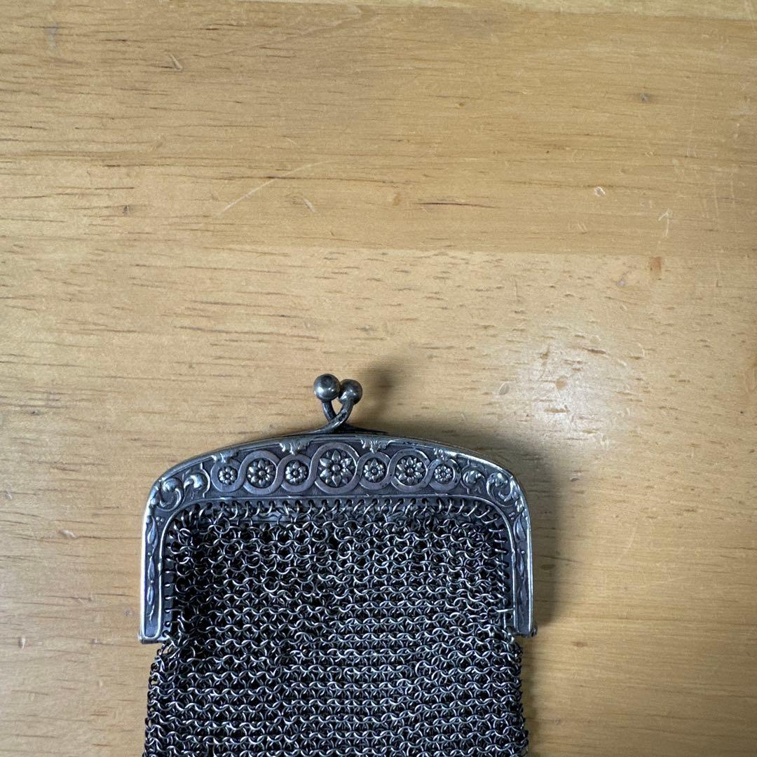 銀 シルバー800 マーガレットのパース 小銭入れ