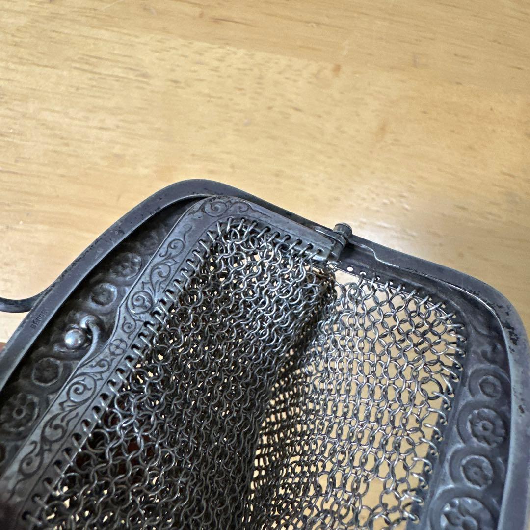 銀 シルバー800 マーガレットのパース 小銭入れ