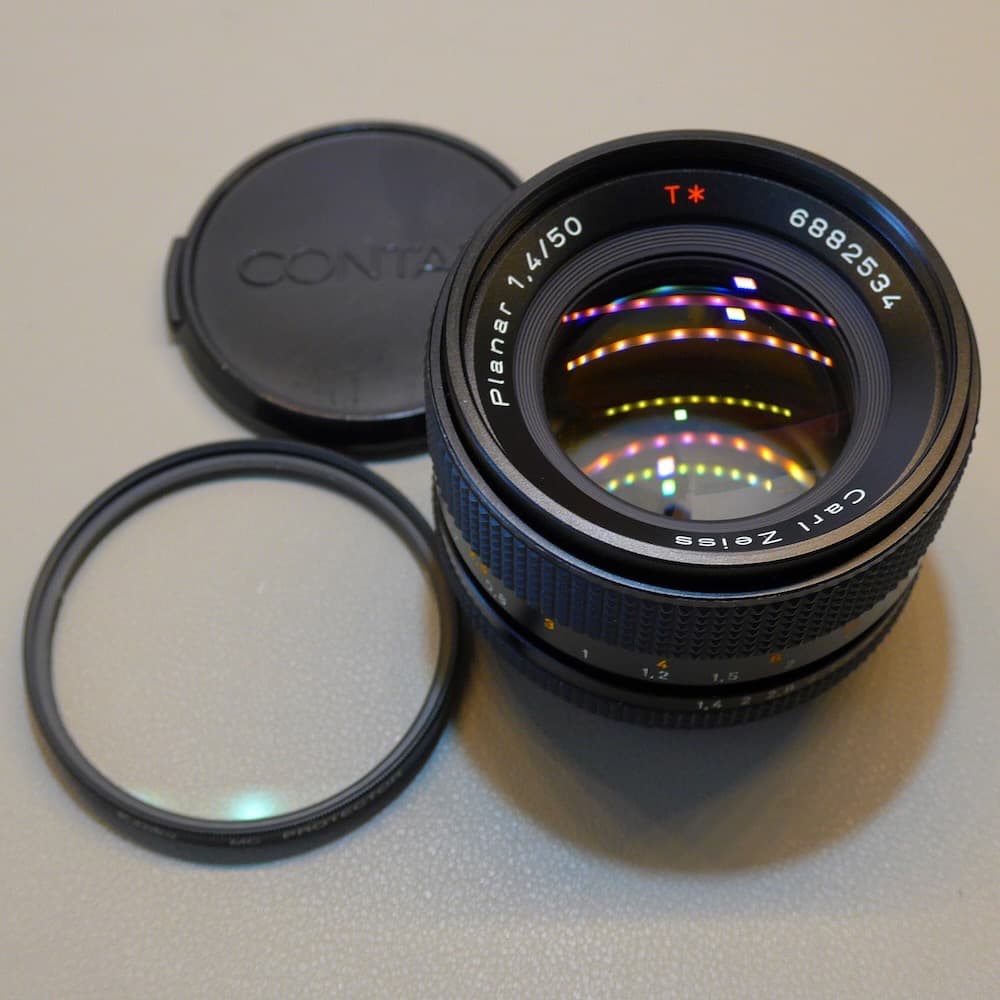 最終値下げyashika contax zeiss planar