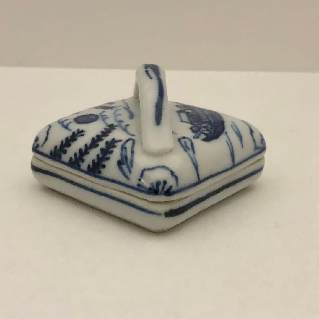 茶道具 九谷 須田菁華 染付 隅田川香合 青華 共箱 茶道 - メルカリ