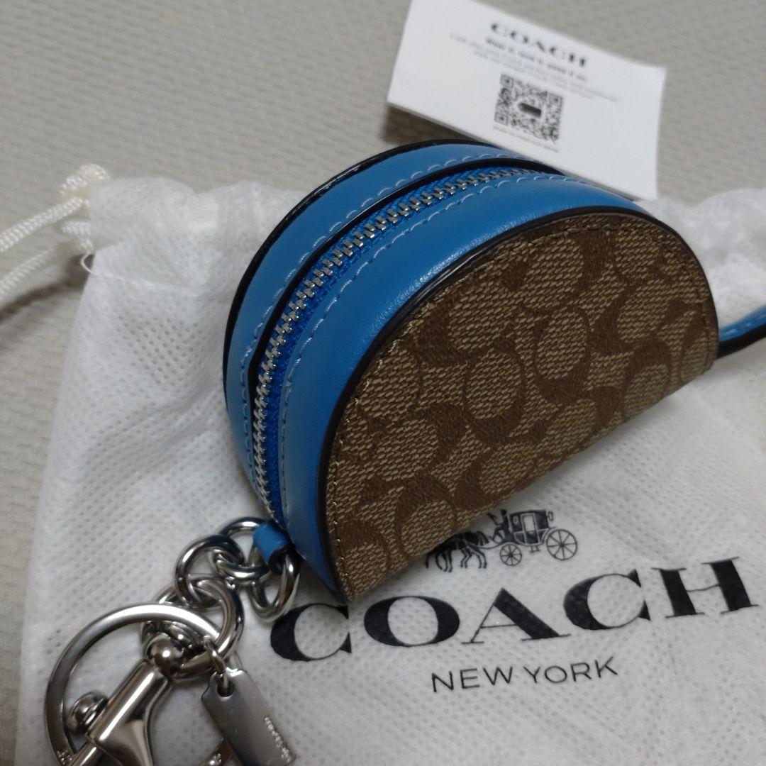 ちょこページ COACH バッグチャーム 半月型ケース