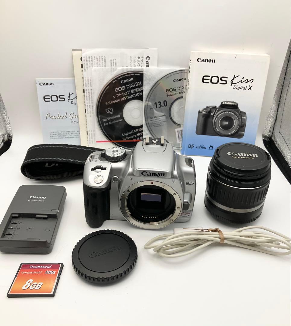 Canon一眼セット⭐レンズ＋CFカード＋取説つき♪