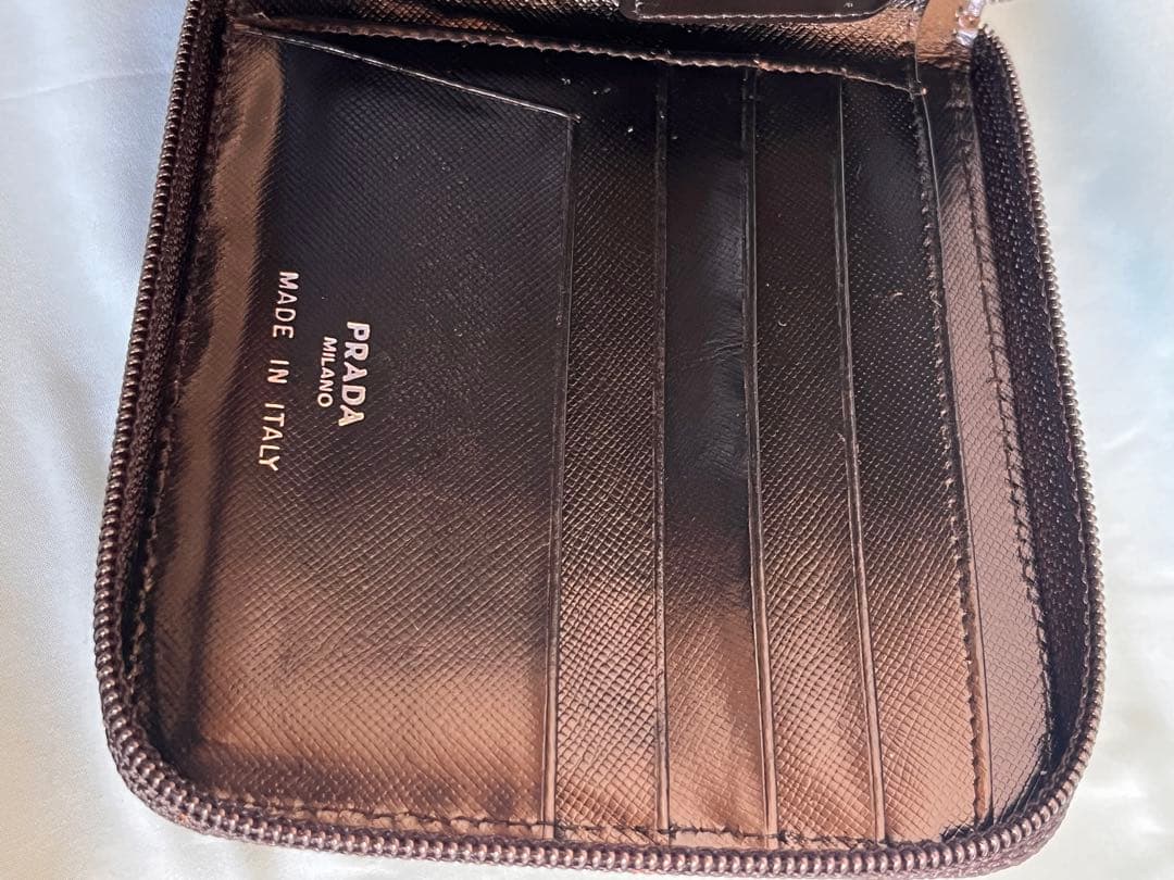 PRADA プラダ ナイロン 二つ折り財布 MV1 VELA NERO 未使用品
