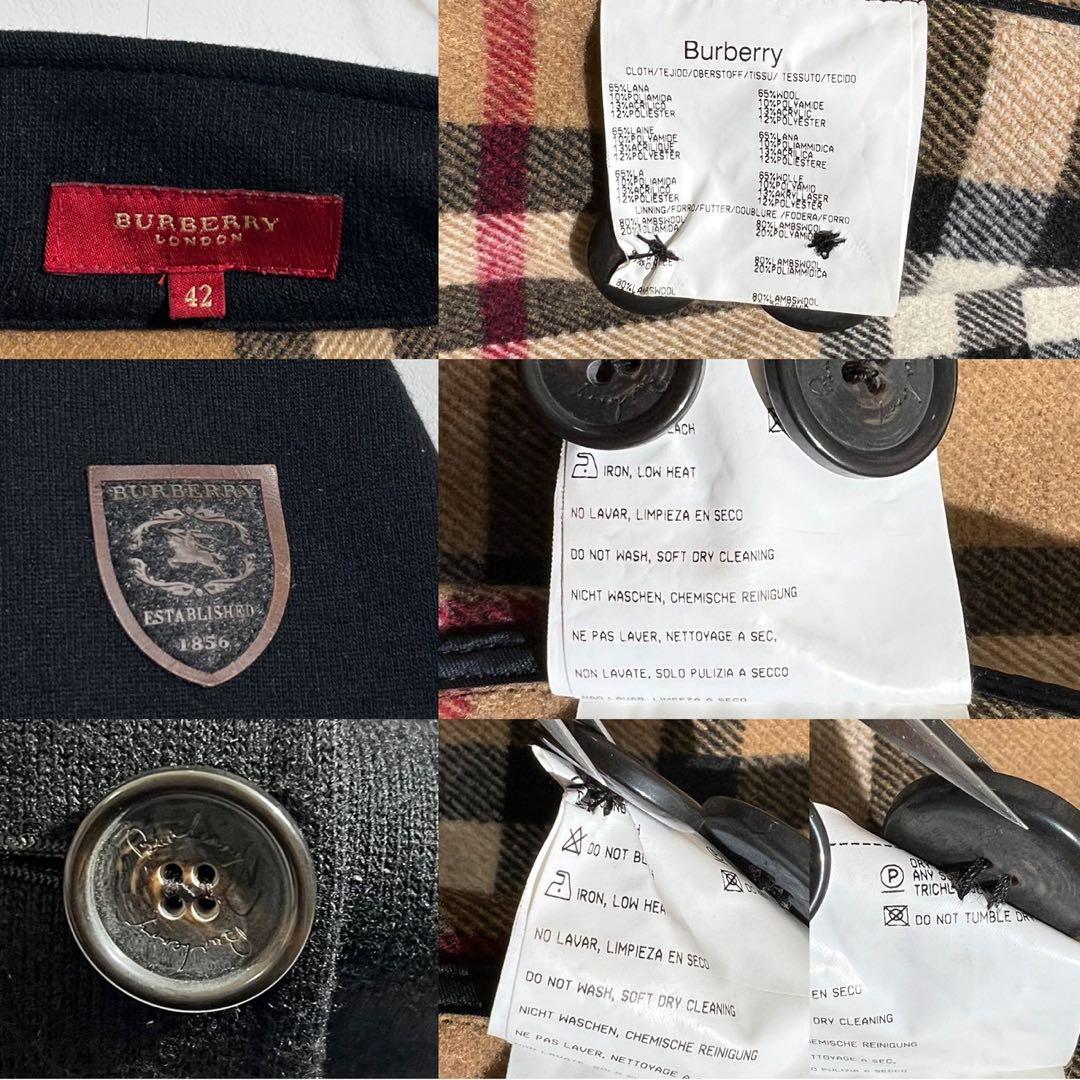 美品/M】バーバリーロンドン ステンカラーコート ロング丈 メガ