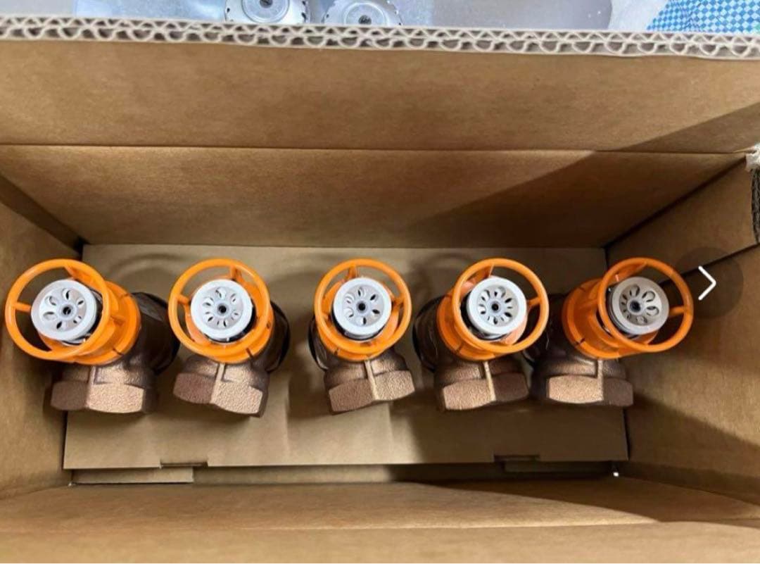 感熱開放継手+開放型スプリンクラーヘッド 96℃ 2セット