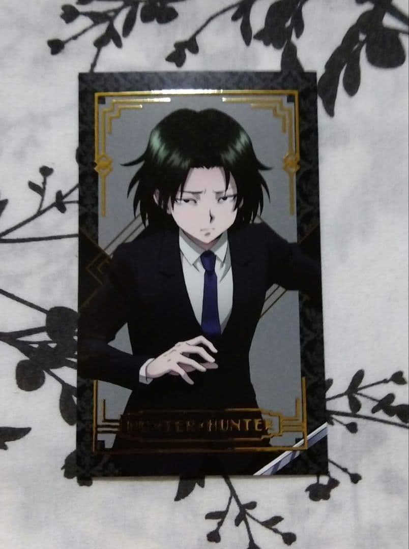 ハンターハンター フェイタン アニメイトカフェ 箔押しカード