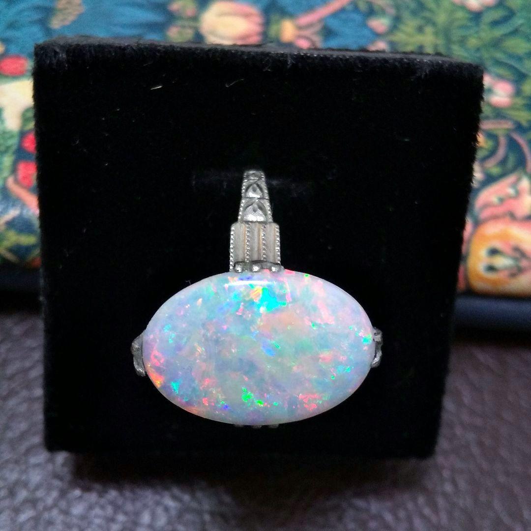 特大☆ホワイトオパール☆約14号