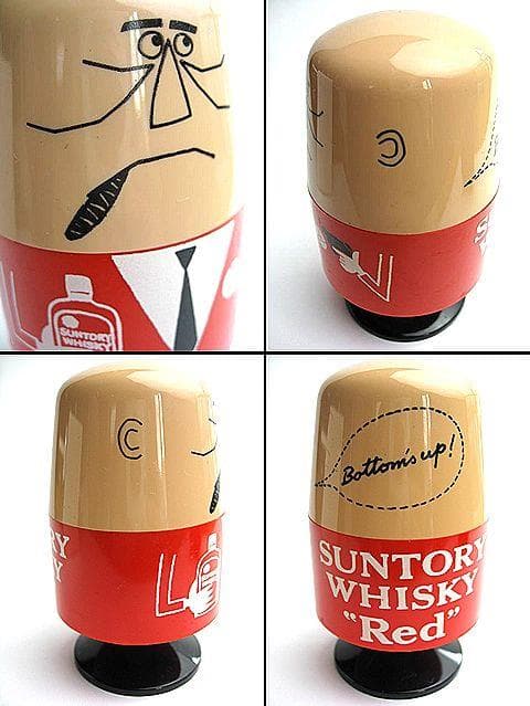 サントリー アンクルトリス 爪楊枝入れ ビンテージ 柳原良平 当時物