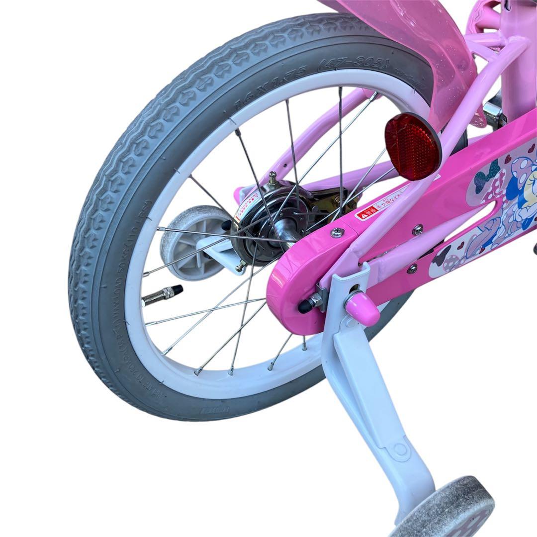 ミニーマウス 子供用自転車 ピンク 16インチ ディズニー