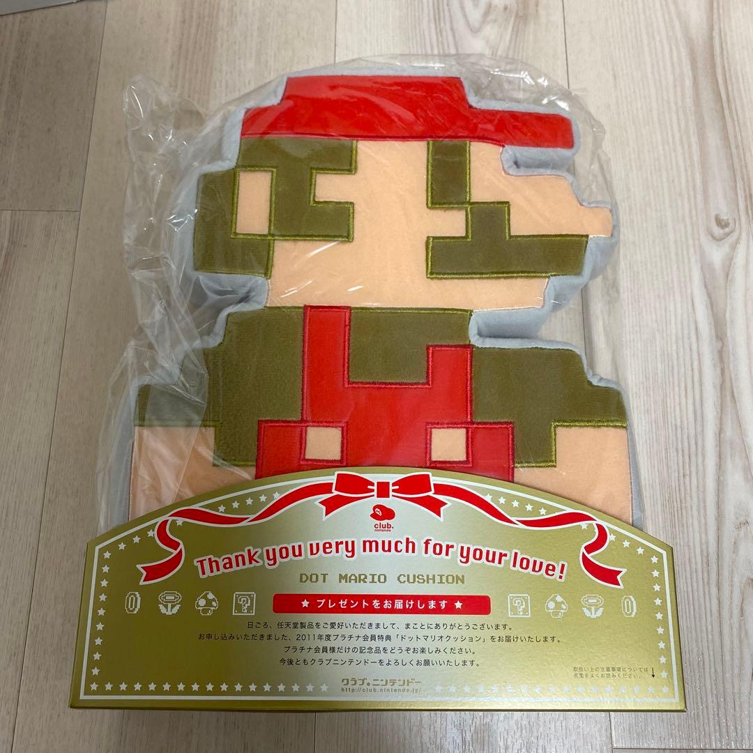 クラブニンテンドー限定品ドットマリオクッション【非売品】 - メルカリ