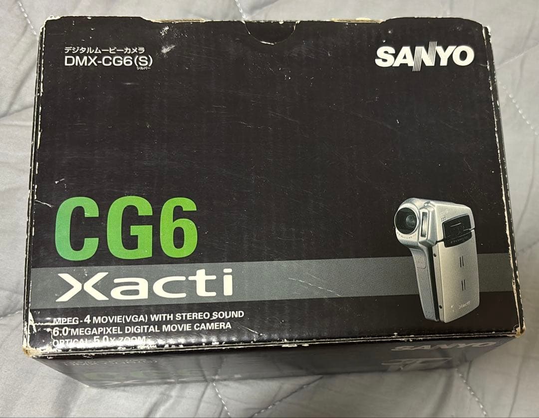 起動確認済］SANYO Xacti 6メガピクセル デジタルムービーカメラ
