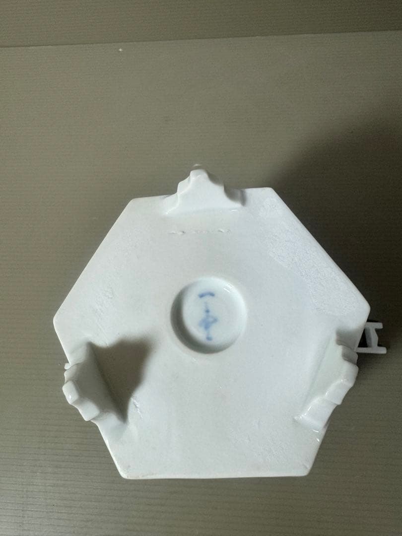 2180 杉原一壷 白磁 六角 透かし 獅子 三足 香炉 未使用 - sararetails.com