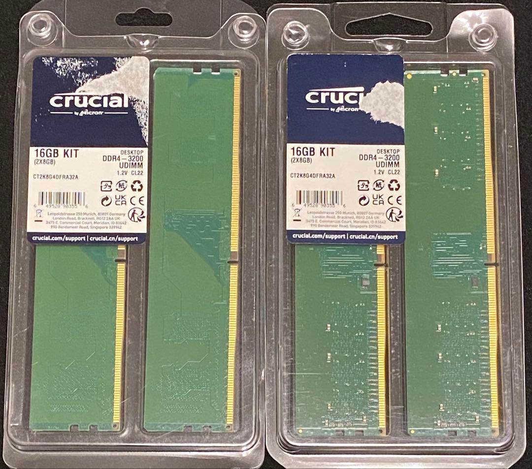 ADATA 32GB (16GBx2) DDR4 メモリ PC4-2666V