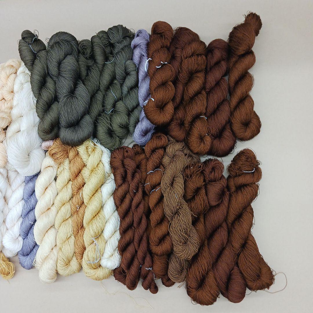 織物、組紐、刺繍、絹糸セット341