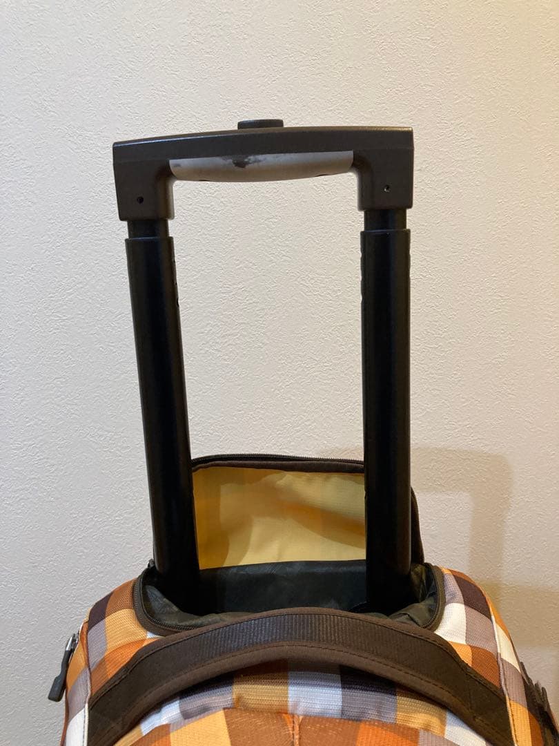 BURTON ローラーパックSS チェック柄 3wayキャリーバッグ 中古品