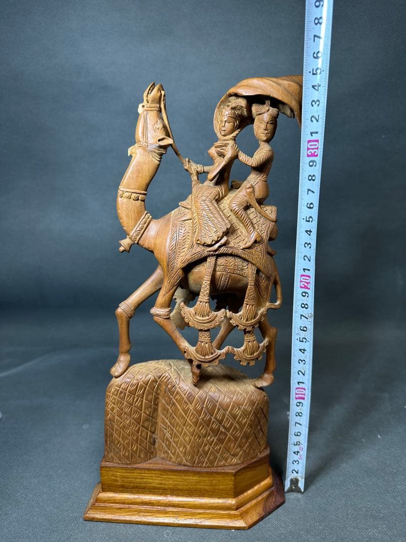 インド 白檀 木彫り 仏教美術 仏像 骨董 木像 木製 仏教 密教 置物