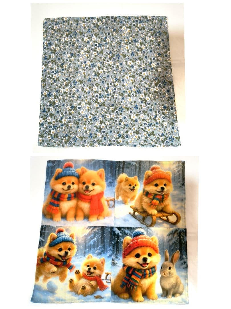 Yourelia様】ハンドメイドオーダー★犬★ガーゼハンカチ　12点