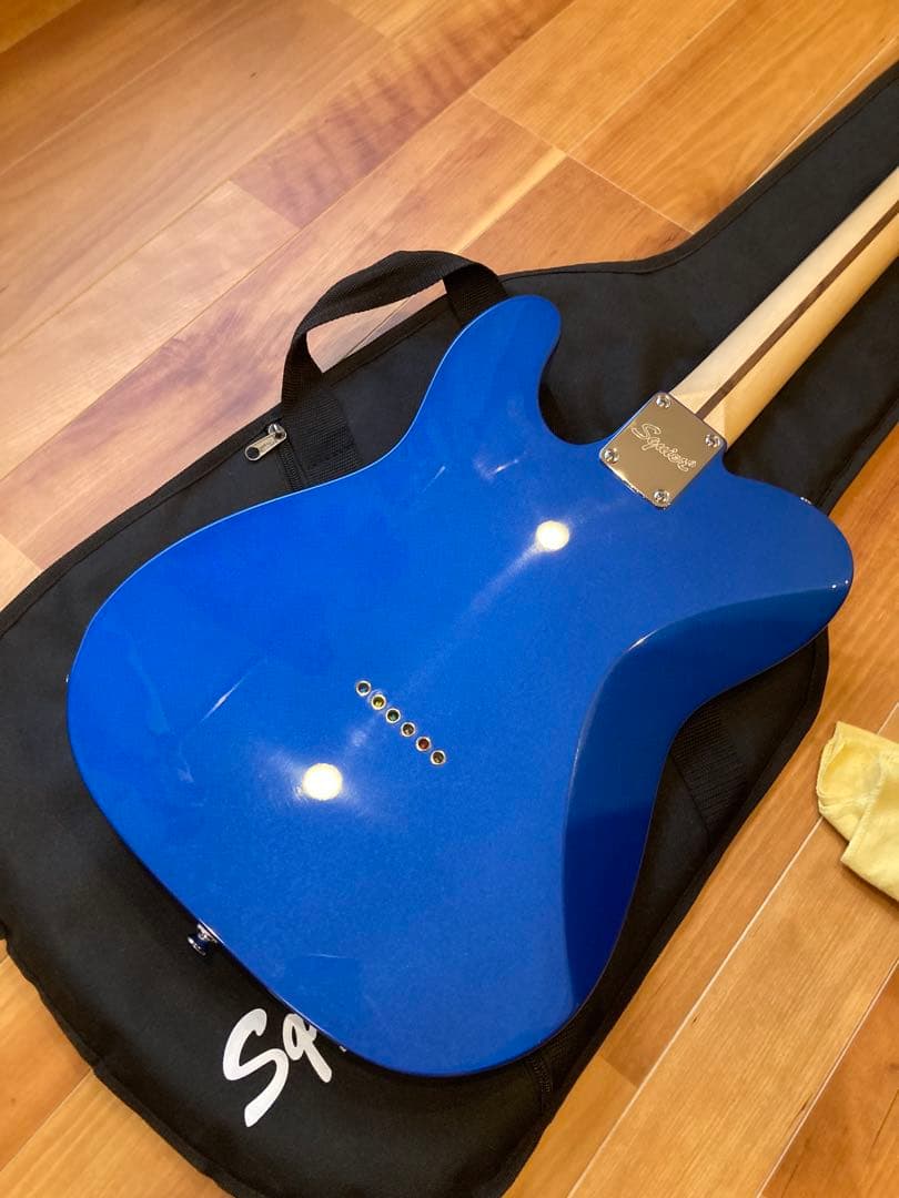 Squier Telecaster 青 ギターケース付き