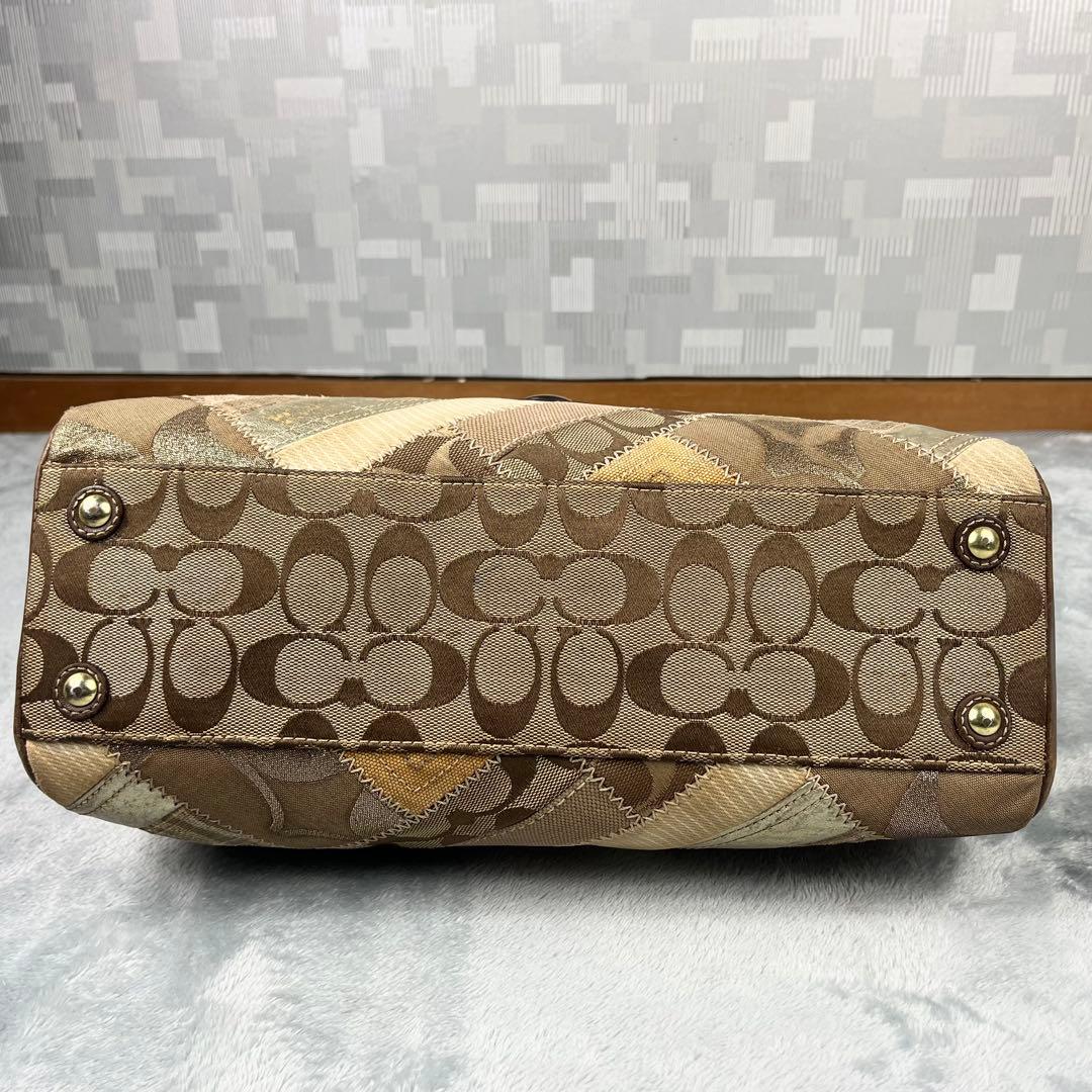 バッグ Coach Legacy Hand Bag Patchwork