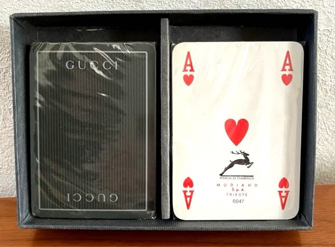 GUCCI トランプ GUCCI（グッチ） ホースビット付きカードケース&トランプセット 700469